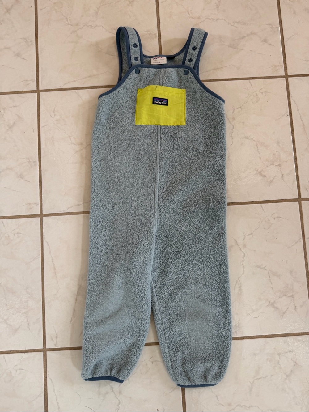 Patagonia Baby Synch Overalls Toddler Synchilla Fleece 4T